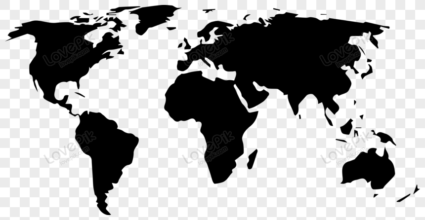 World Map Png Vector - KibrisPDR