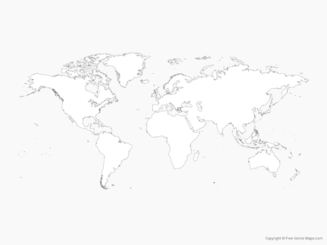Detail World Map Png Vector Nomer 36