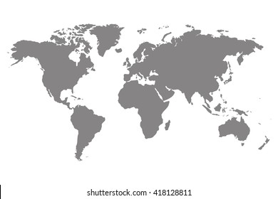 Detail World Map Png Vector Nomer 5