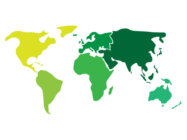 Detail World Map Simple Nomer 24