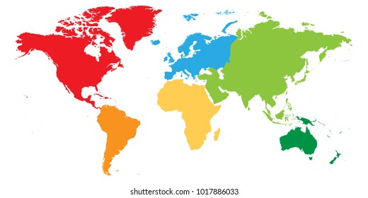 Detail World Map Simple Nomer 37
