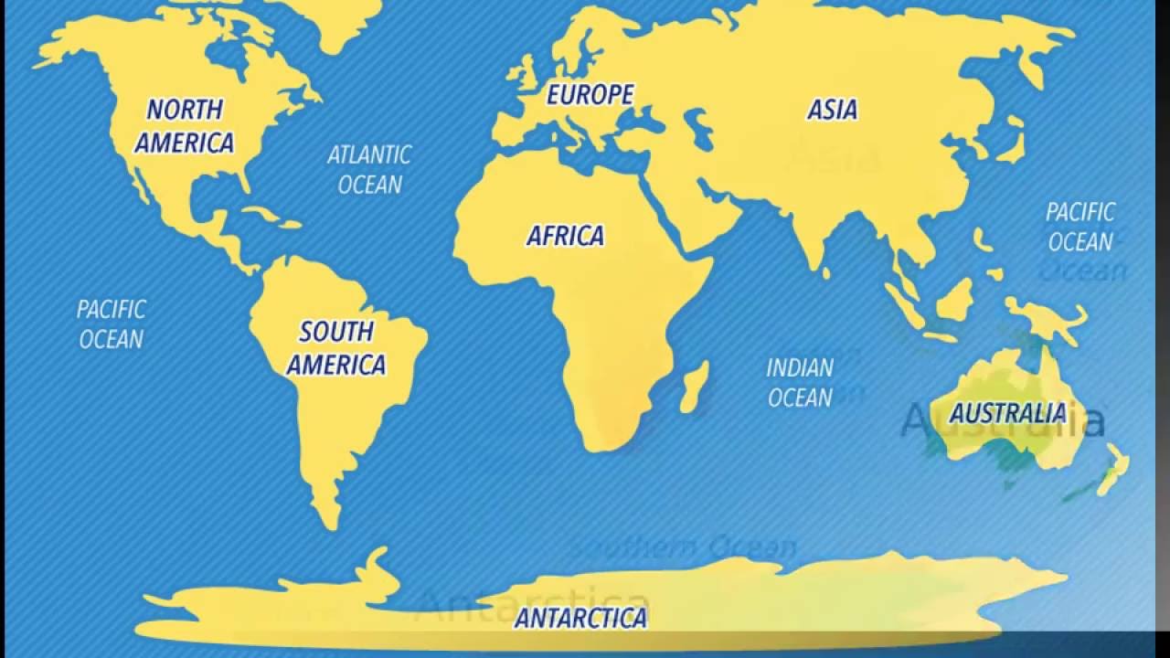 Detail World Map Simple Nomer 45