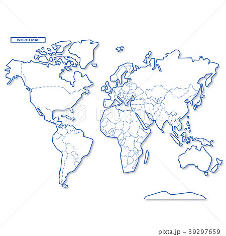 Detail World Map Simple Nomer 56