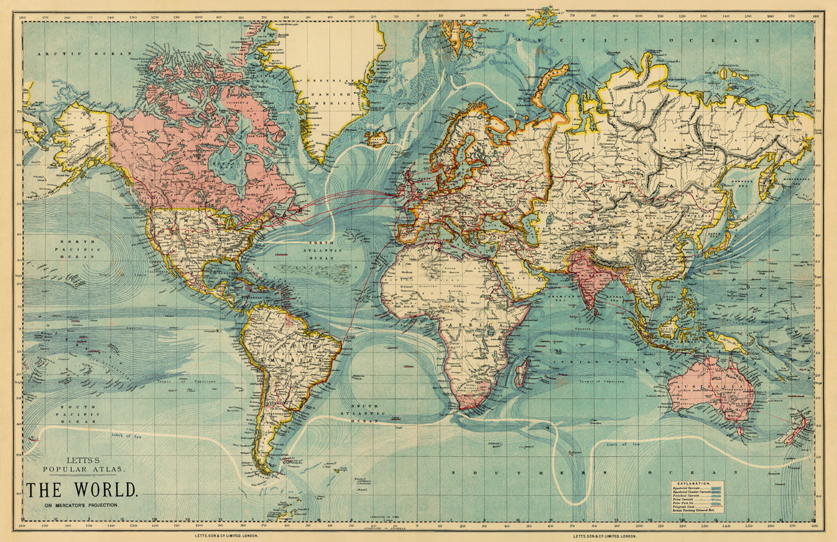 Detail World Map Tumblr Background Nomer 17