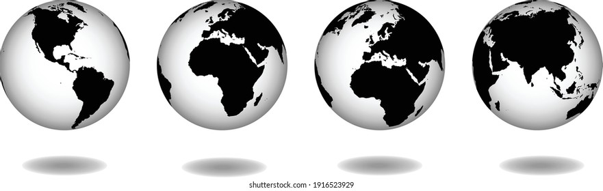 Detail World Map Vector Png Nomer 50