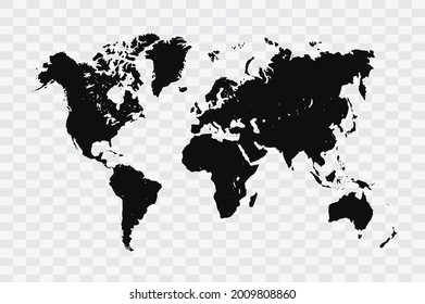 Detail World Map Vector Png Nomer 8