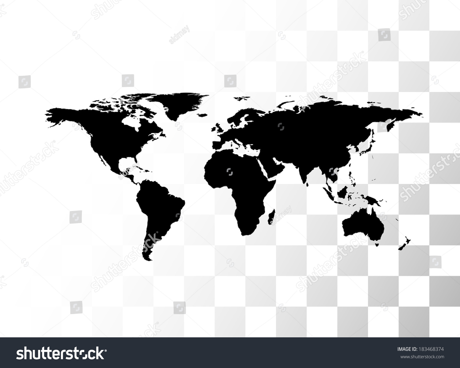 Detail World Map With Transparent Background Nomer 22