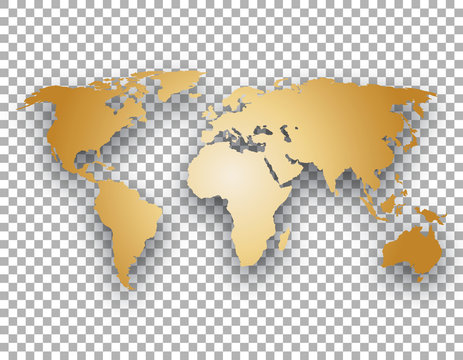 Detail World Map With Transparent Background Nomer 26