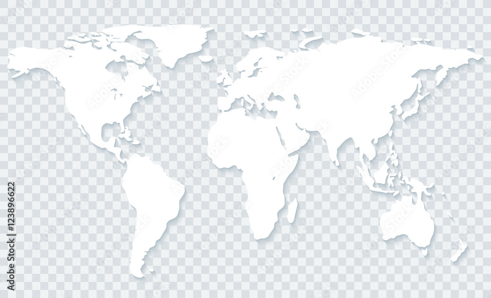 Detail World Map With Transparent Background Nomer 42