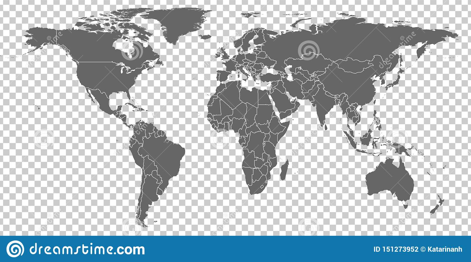 Detail World Map With Transparent Background Nomer 52