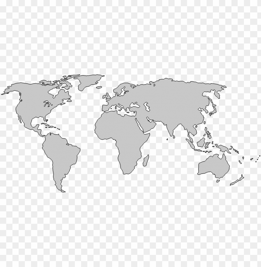 Detail World Map With Transparent Background Nomer 9