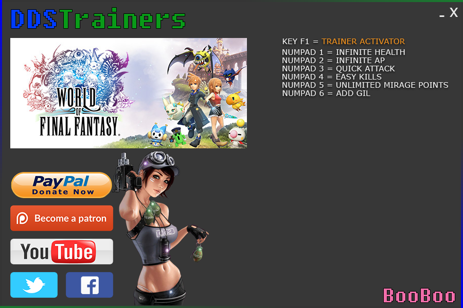 World Of Final Fantasy Trainer - KibrisPDR