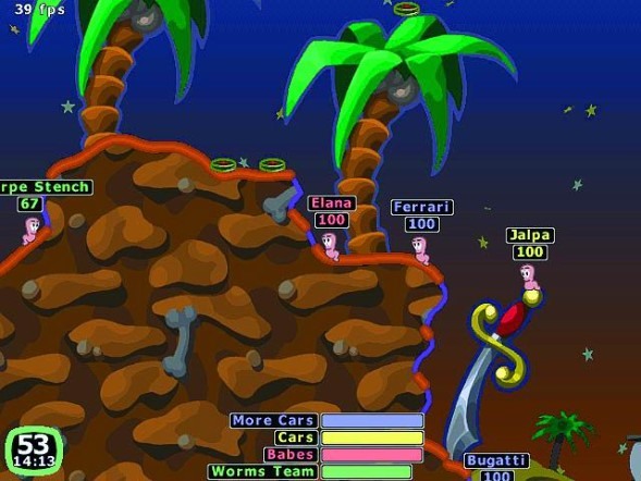 Detail Worms Computer Game Nomer 21