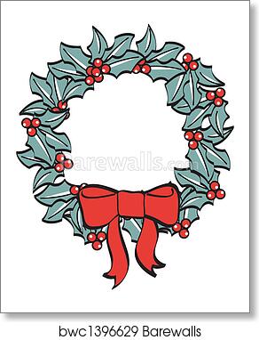 Detail Wreath Bow Clipart Nomer 34