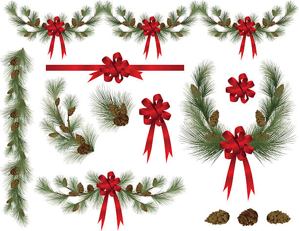 Detail Wreath Bow Clipart Nomer 37