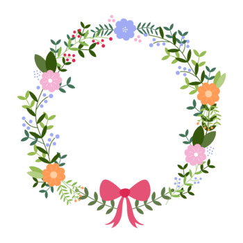 Detail Wreath Bow Clipart Nomer 38