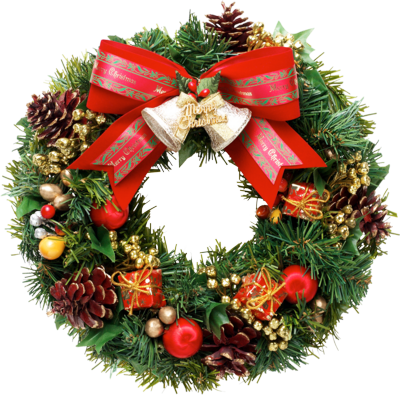 Detail Wreath Christmas Png Nomer 30
