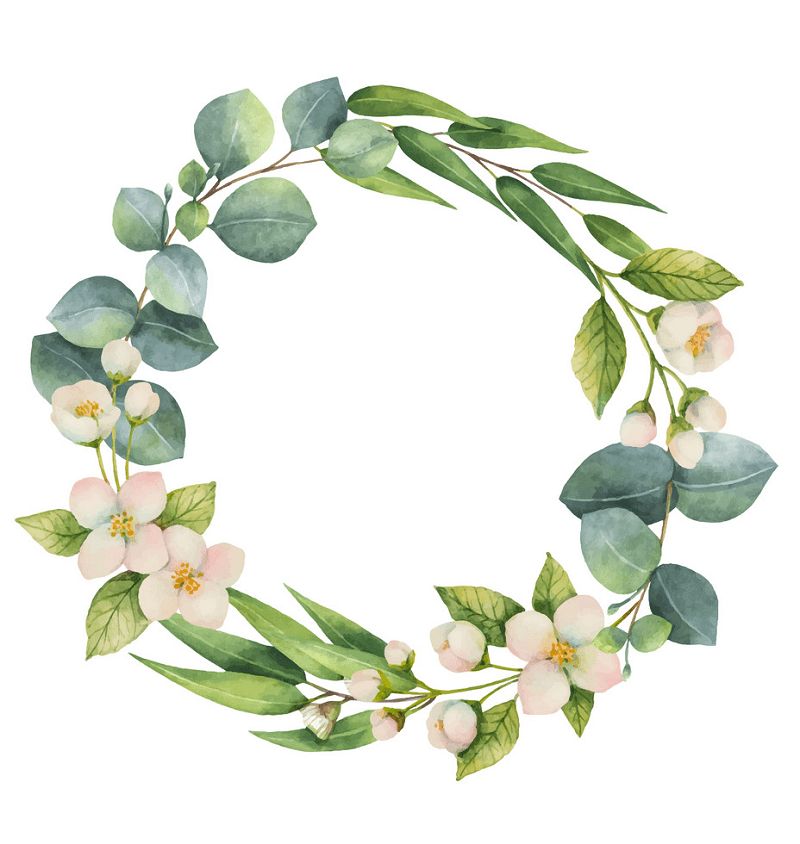 Detail Wreath Clipart Free Nomer 18