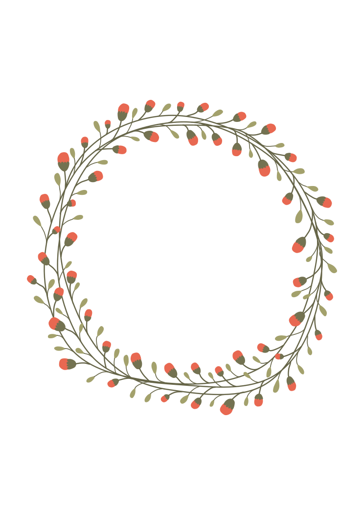 Detail Wreath Clipart Free Nomer 24