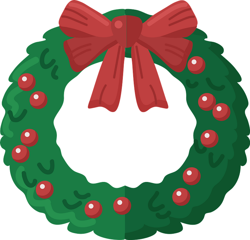 Detail Wreath Clipart Free Nomer 33