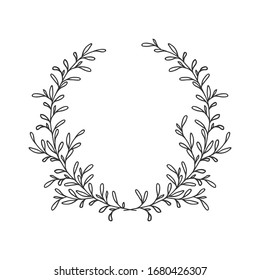 Detail Wreath Clipart Free Nomer 44