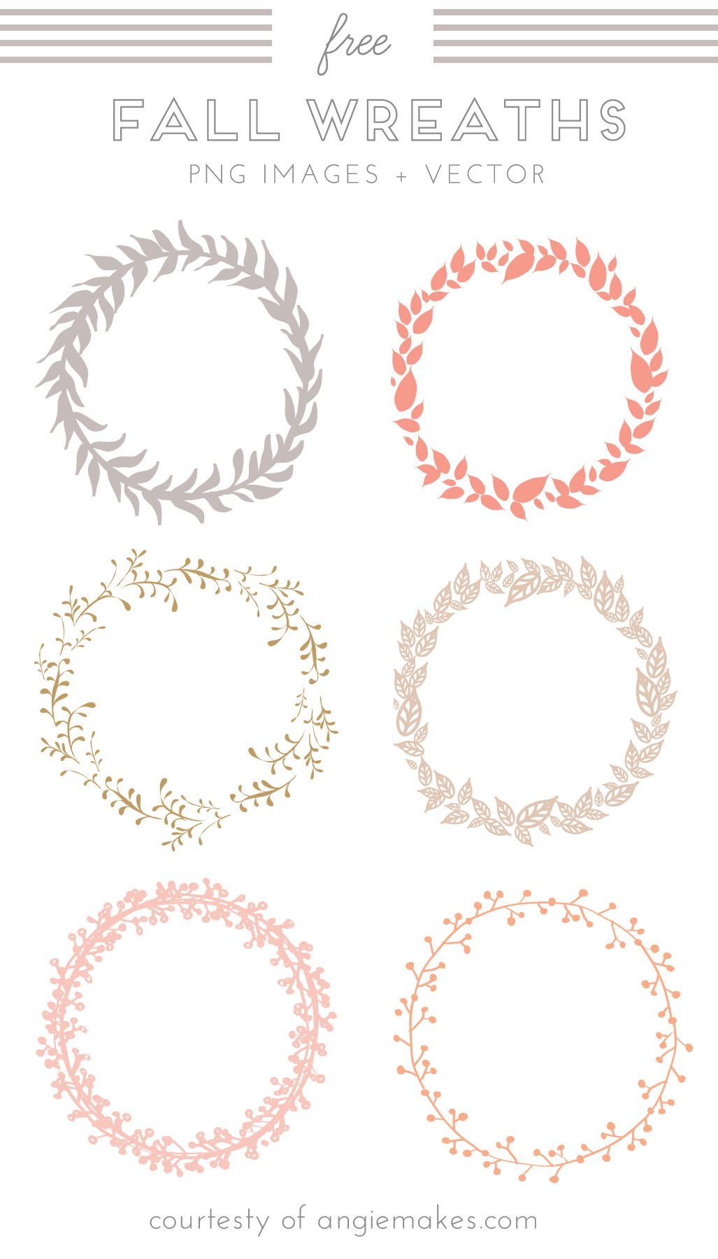 Detail Wreath Clipart Free Nomer 6