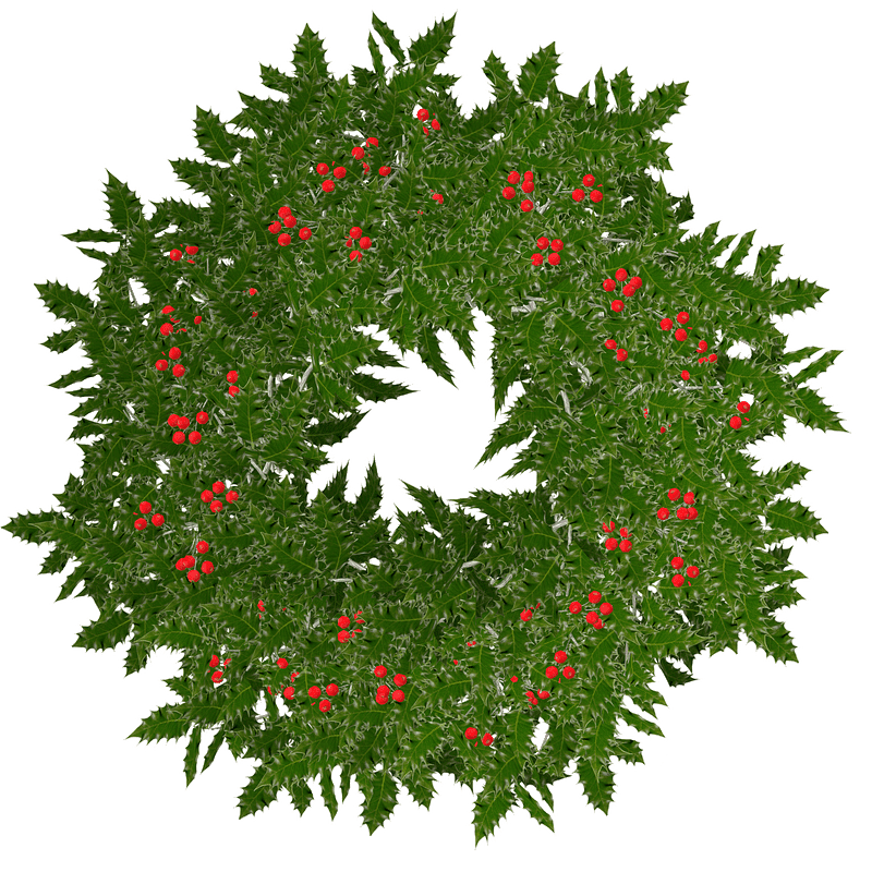 Detail Wreath Clipart Transparent Background Nomer 45