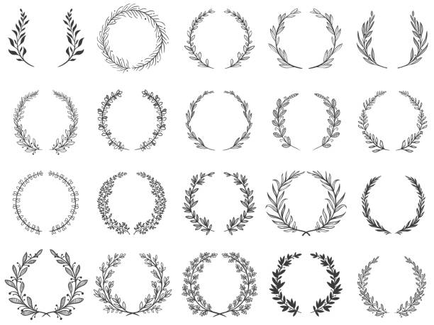 Detail Wreath Vector Free Nomer 33