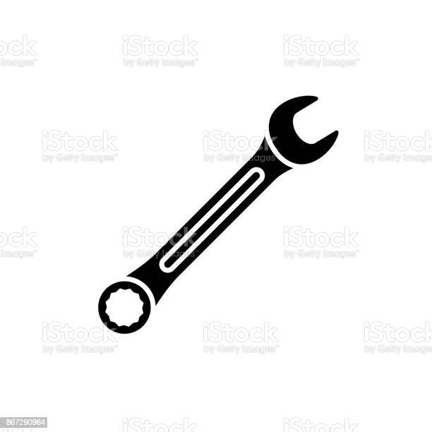Detail Wrench Clipart Black And White Nomer 23