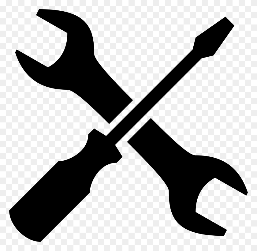 Detail Wrench Clipart Black And White Nomer 30