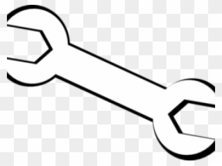 Detail Wrench Clipart Black And White Nomer 33