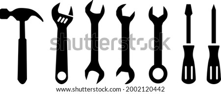 Detail Wrench Clipart Black And White Nomer 42