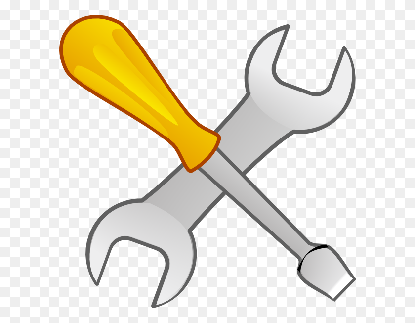 Detail Wrench Clipart Black And White Nomer 52