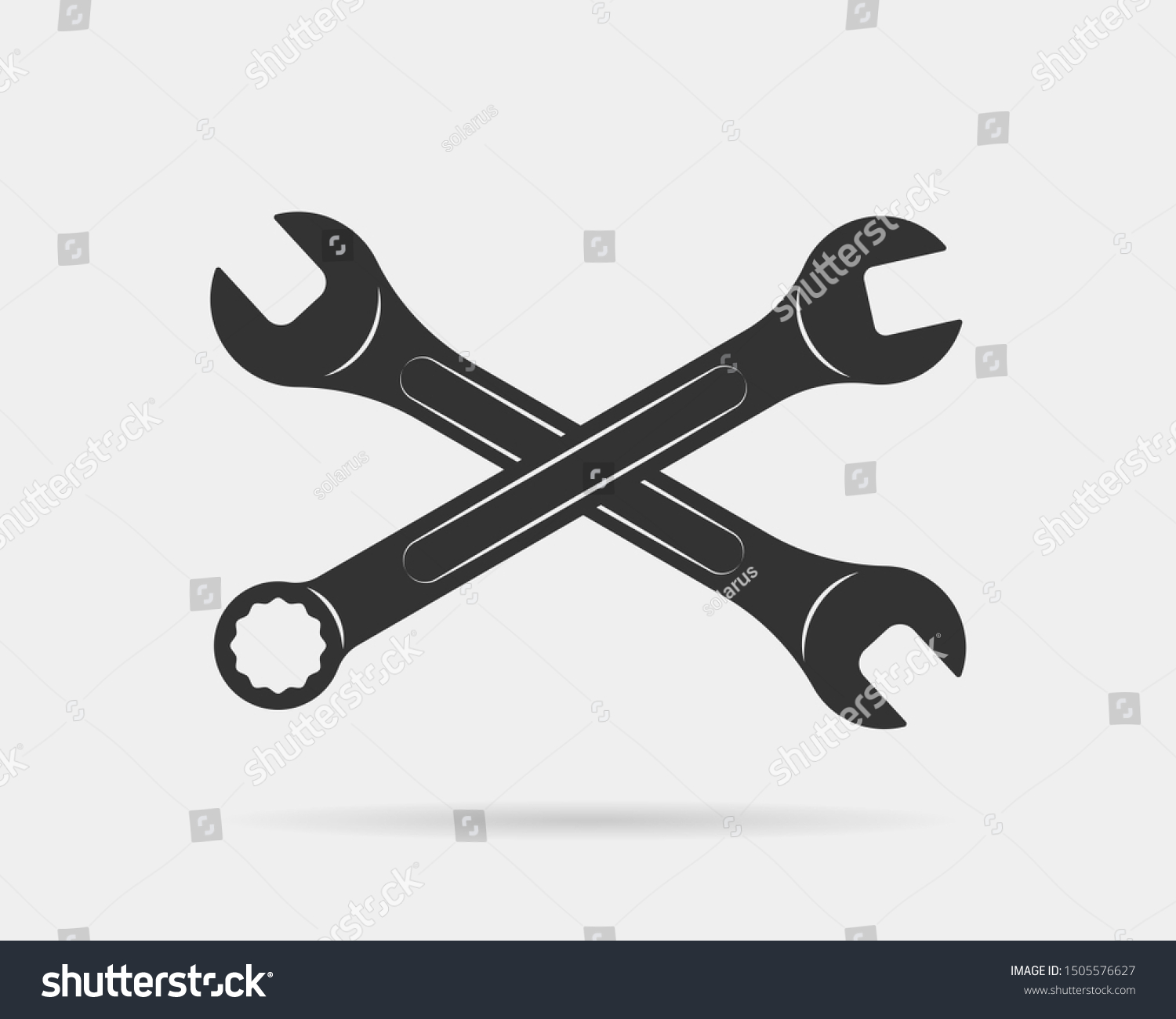 Detail Wrench Vector Nomer 15