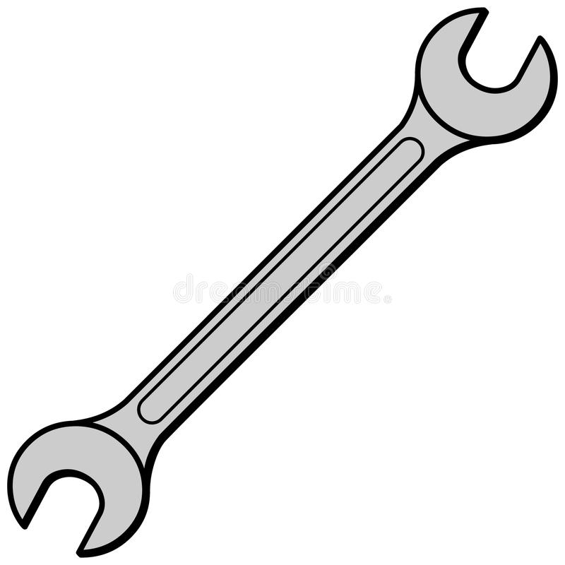 Detail Wrench Vector Nomer 16