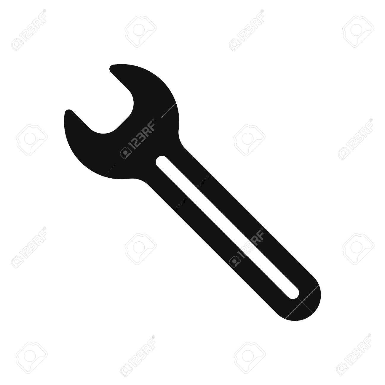 Detail Wrench Vector Nomer 17