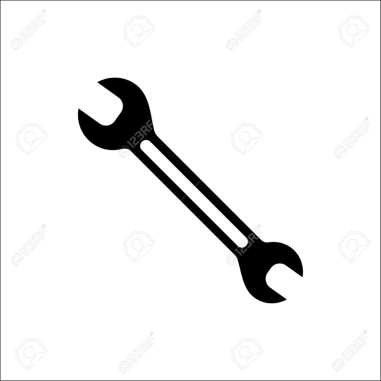 Detail Wrench Vector Nomer 19