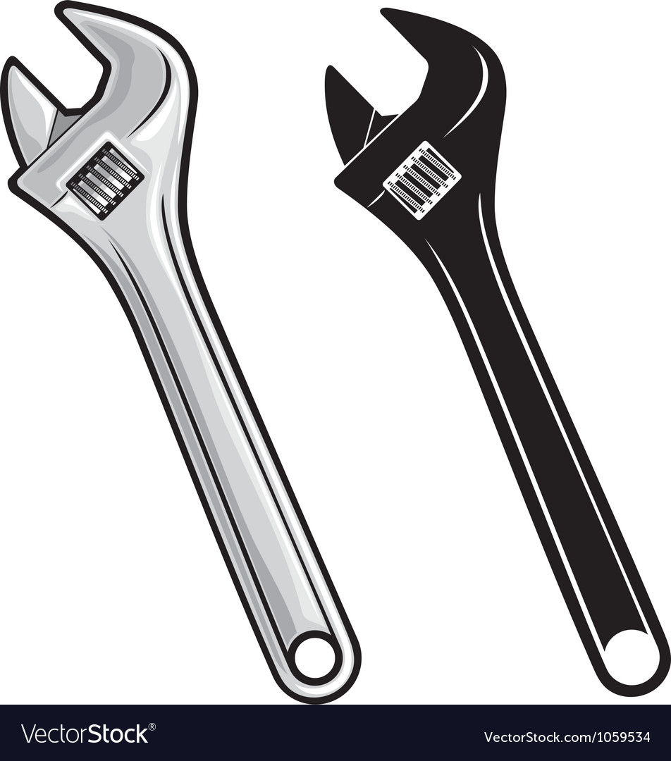 Detail Wrench Vector Nomer 23