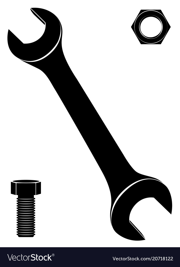 Detail Wrench Vector Nomer 29