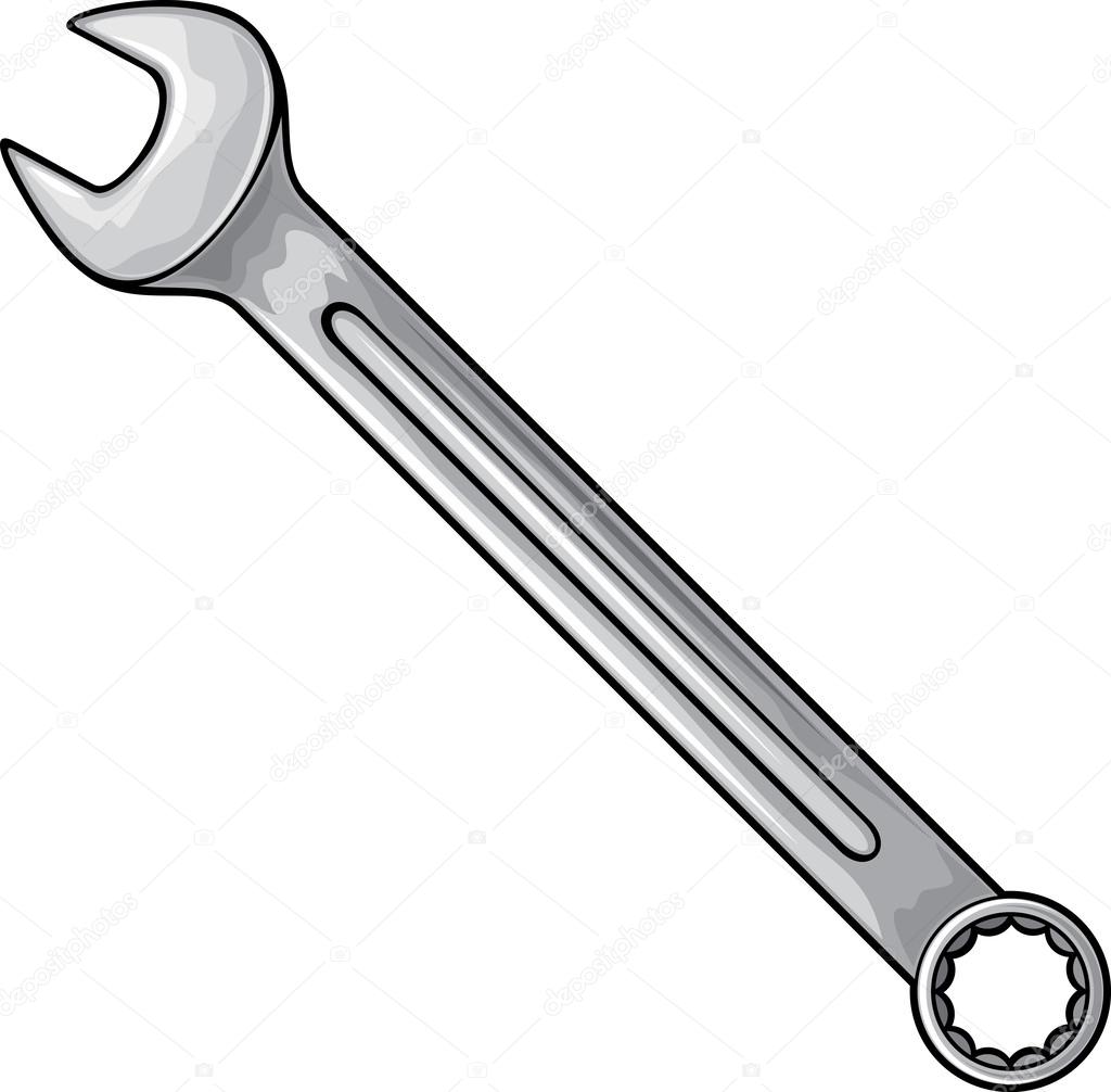 Detail Wrench Vector Nomer 10