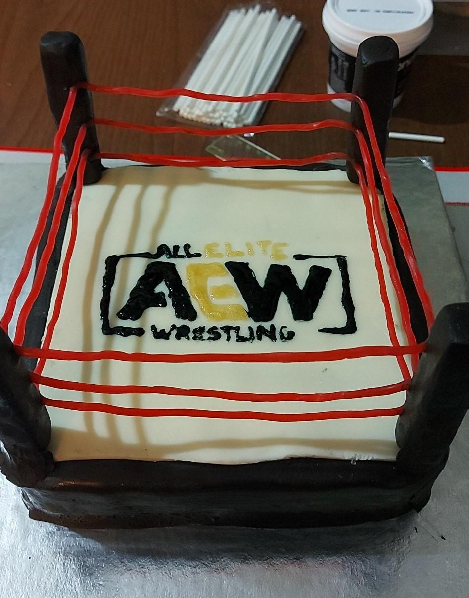 Detail Wrestling Ring Cake Ropes Nomer 34