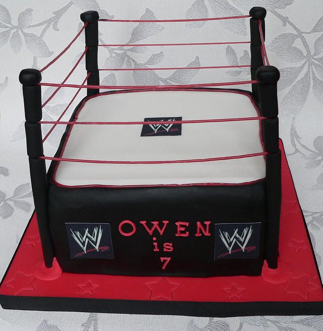 Detail Wrestling Ring Cake Ropes Nomer 42