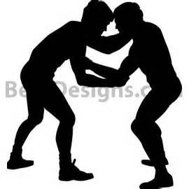 Detail Wrestling Silhouette Clip Art Nomer 15