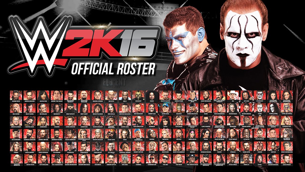 Wwe 2k16 Roster - KibrisPDR