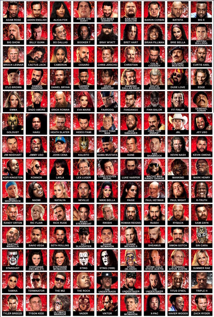 Detail Wwe 2k16 Roster Nomer 7