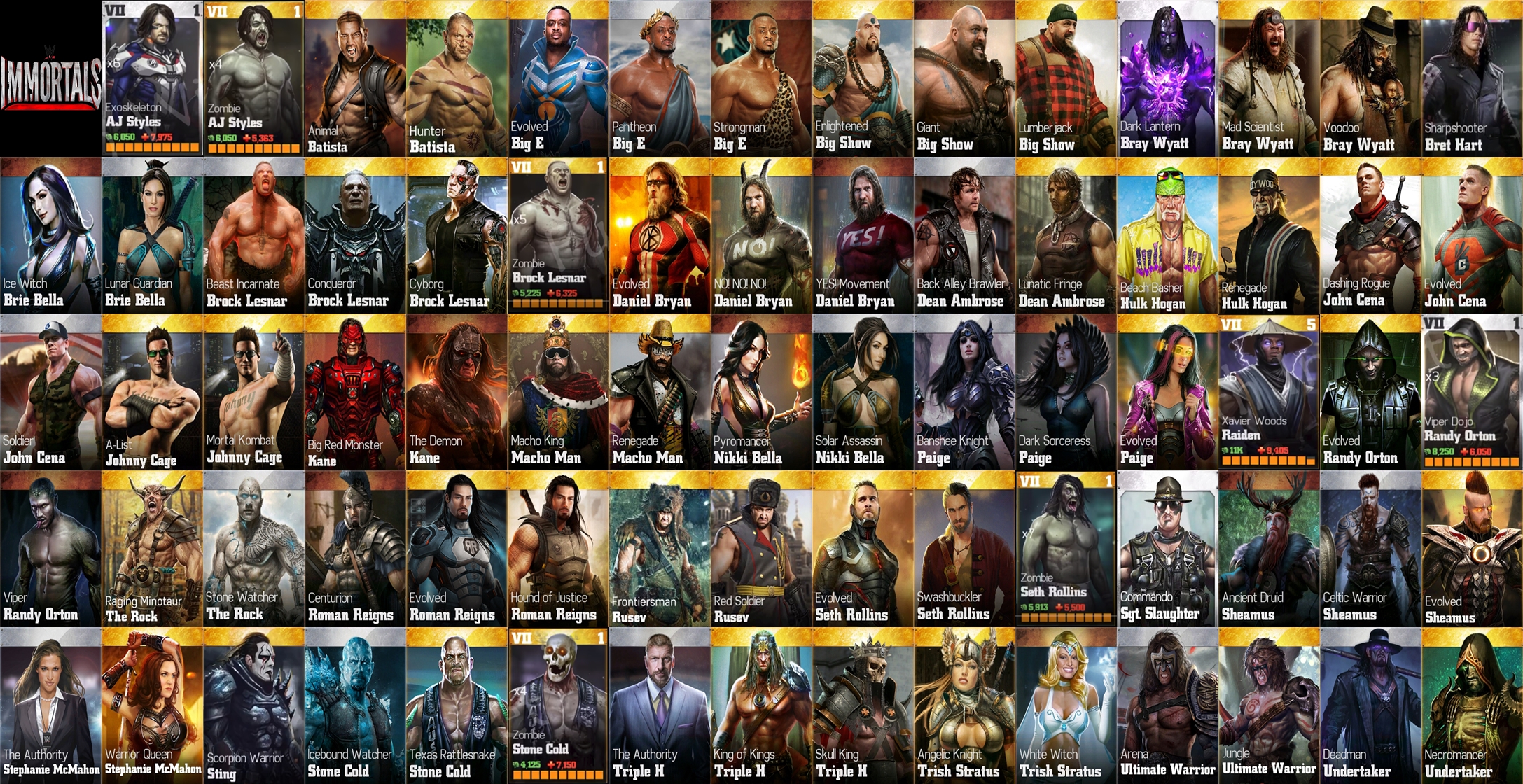 Detail Wwe Immortals Characters Nomer 3