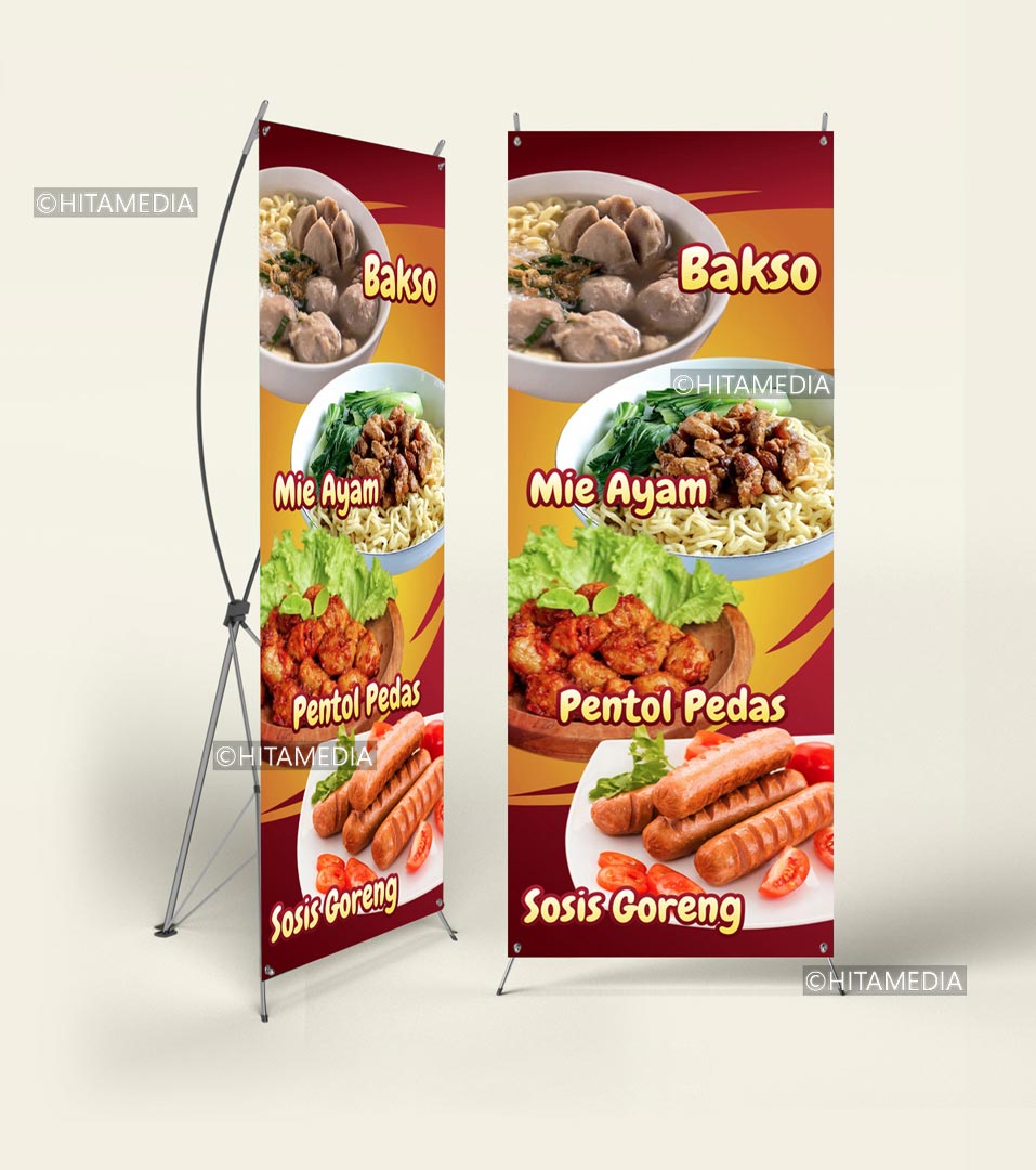 Detail X Banner Bakso Nomer 11