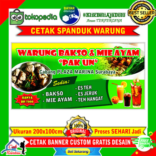 Detail X Banner Bakso Nomer 45