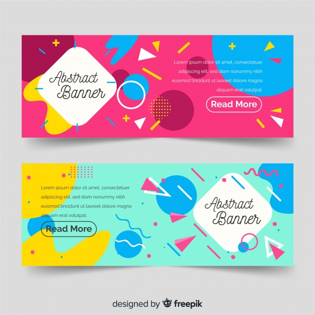 Detail X Banner Flat Design Nomer 16