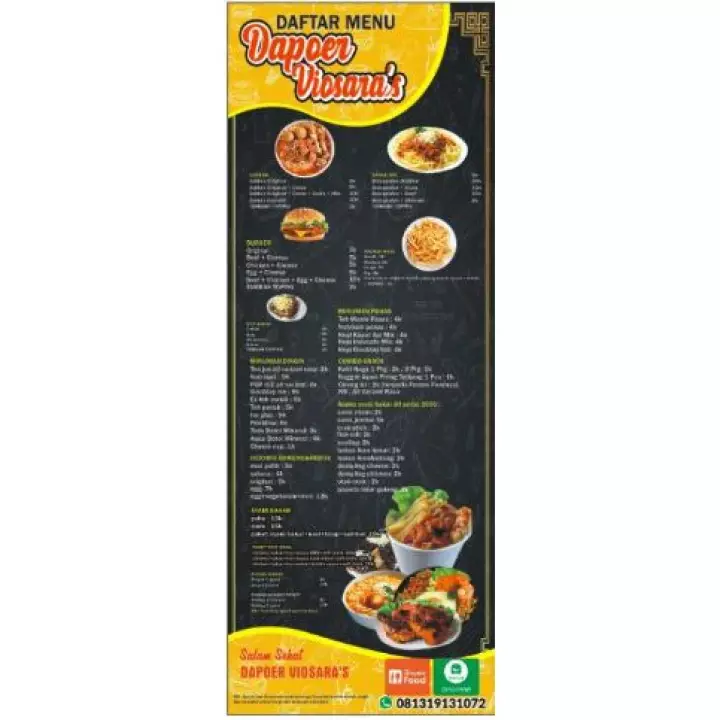 Detail X Banner Menu Makanan Nomer 3